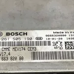 CALCULATOR MOTOR CITROEN C3 II 1.4 VTi 95 2009-2016 oe-9666382080, vedere laterala