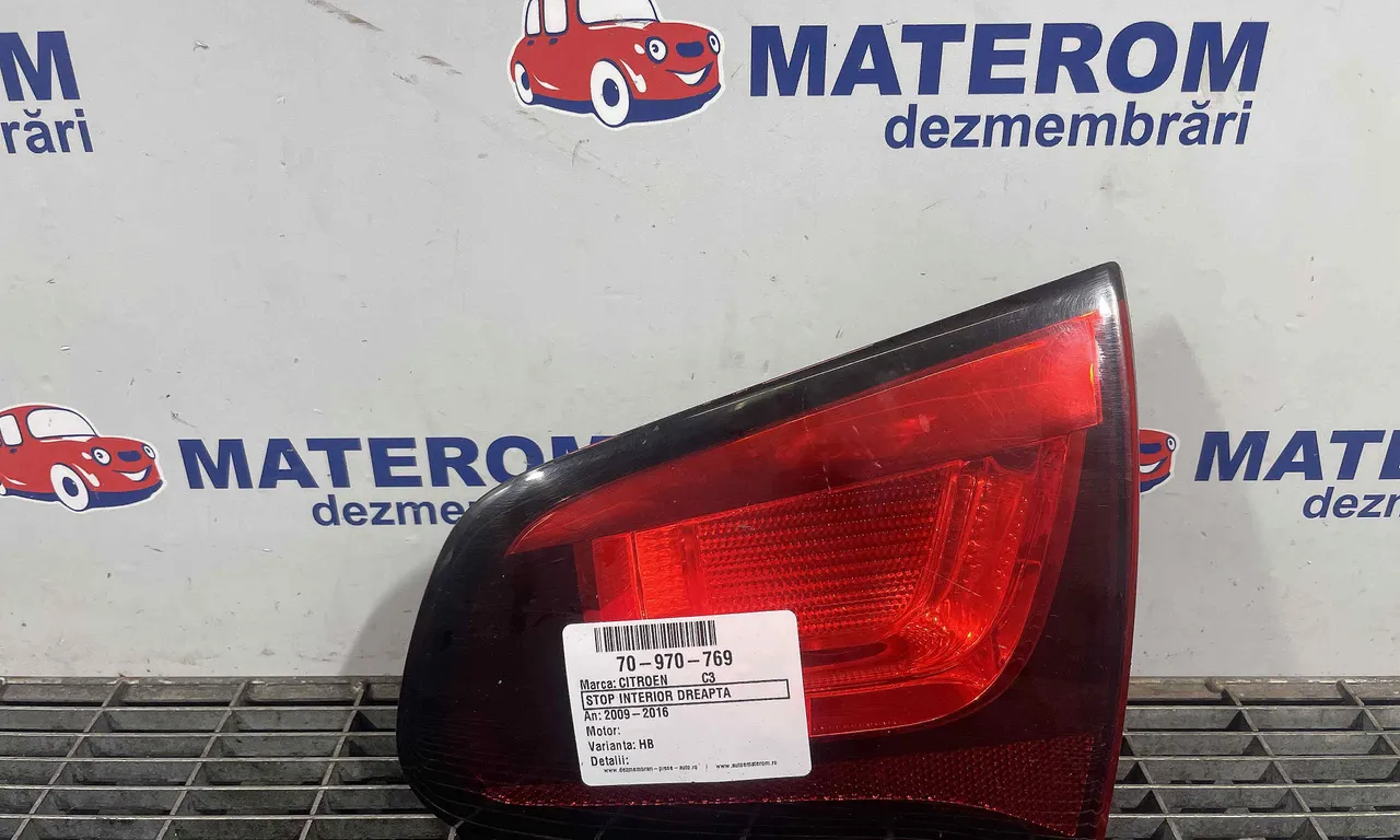 STOP INTERIOR DREAPTA CITROEN C3 II 2009-2016