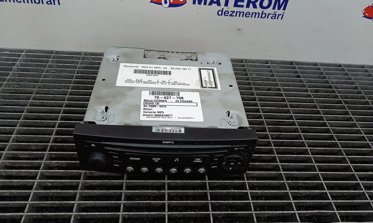 RADIO CD CITROEN C3 PICASSO 2008-2012