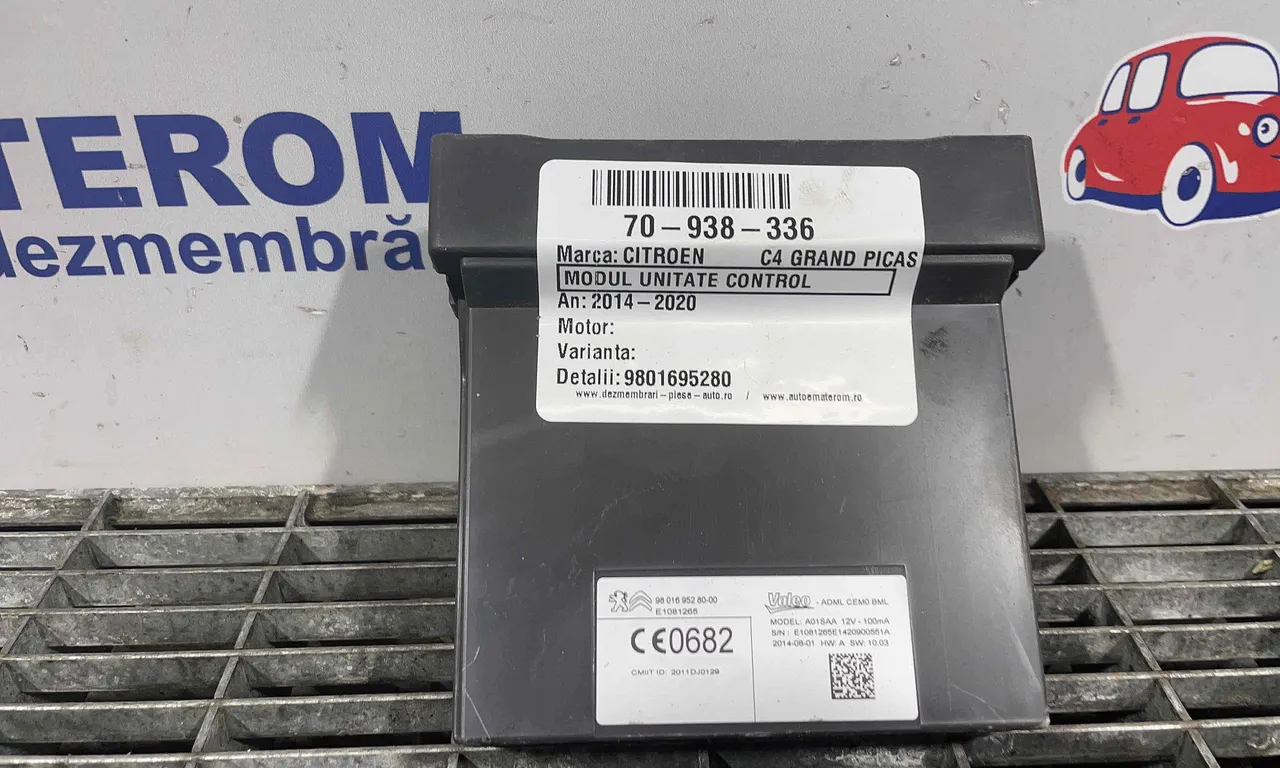 MODUL UNITATE CONTROL CITROEN C4 GRAND PICASSO II 2013-2020