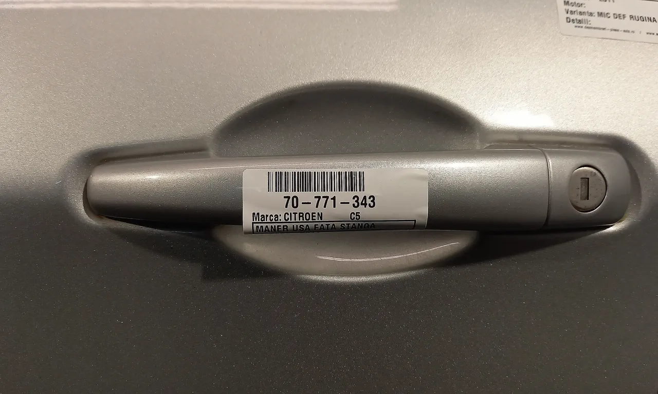 MANER USA FATA STANGA CITROEN C5 III 2008-2017