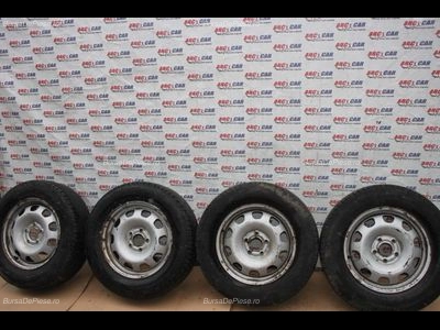 Set jante tabla R16 cu anvelope DACIA DUSTER 2010-2018, vedere frontata