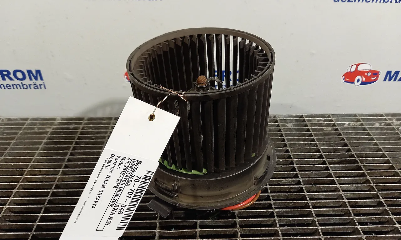 VENTILATOR INCALZIRE DACIA LOGAN II 2012-2016
