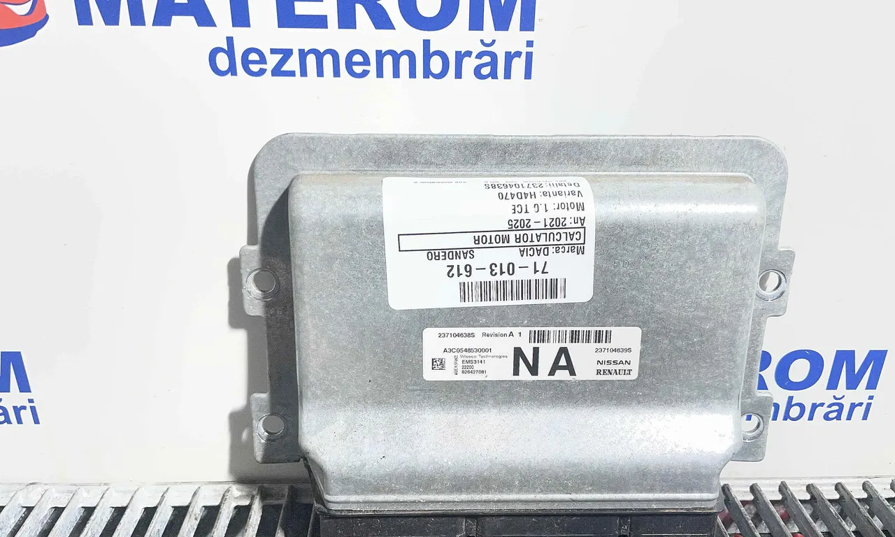 CALCULATOR MOTOR DACIA SANDERO II 2012-2025