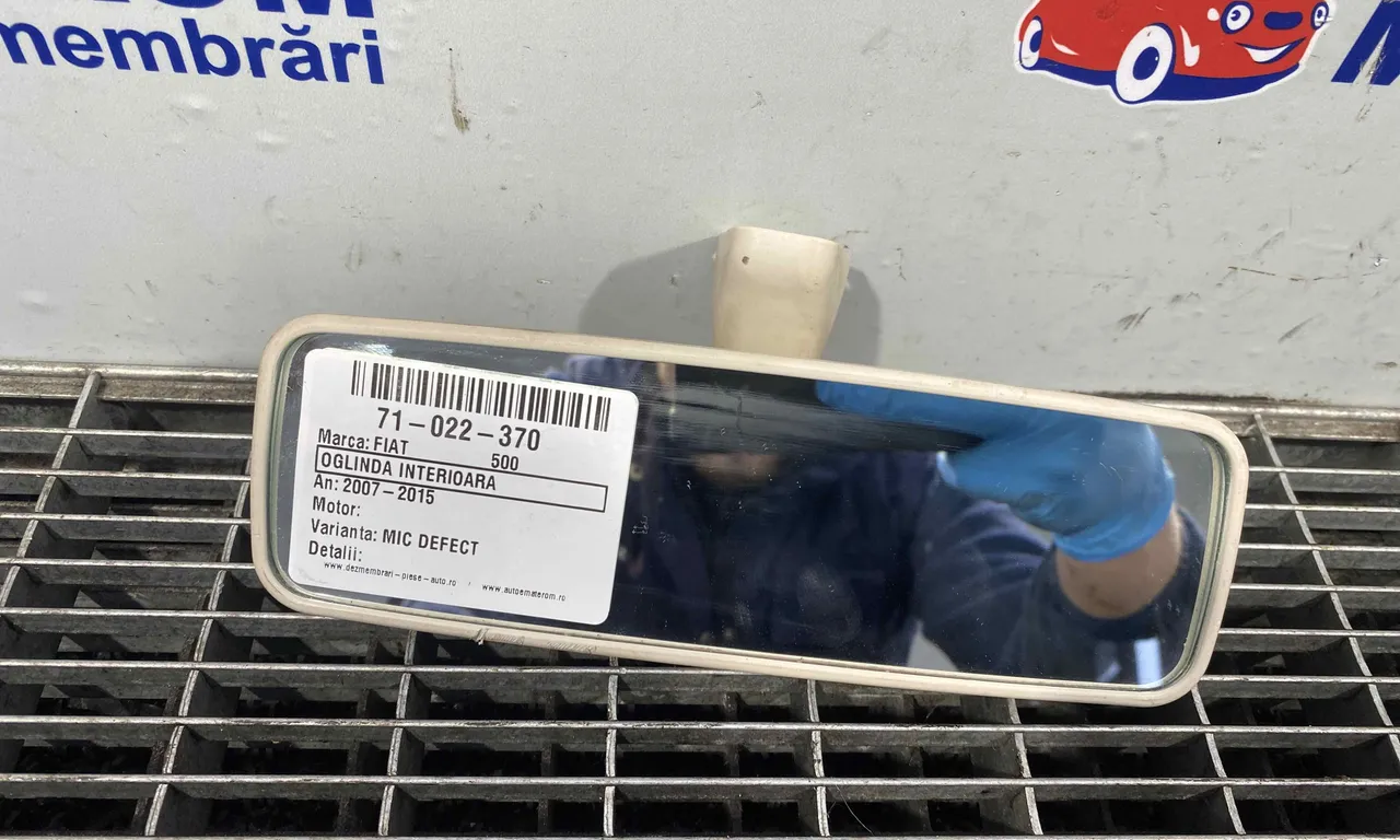 OGLINDA INTERIOARA FIAT 500 2007-2015