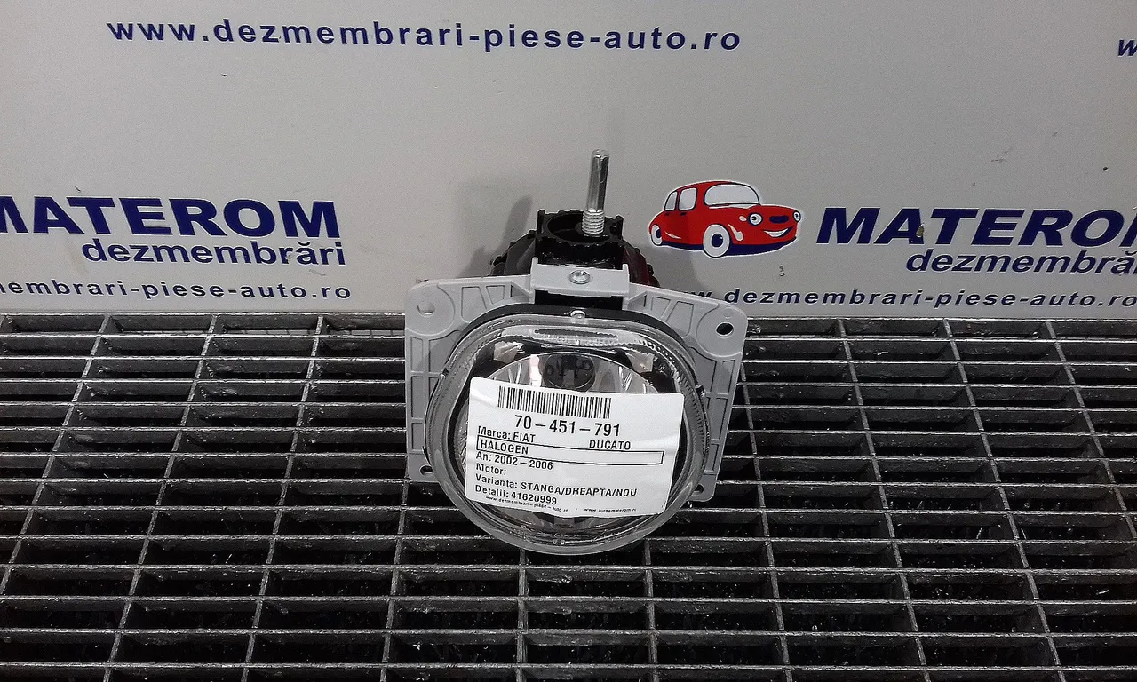 HALOGEN STANGA FIAT DUCATO bus 2001-2006