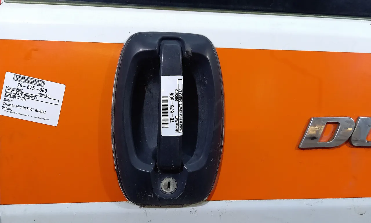 MANER USA SPATE DREAPTA FIAT DUCATO bus 2006-2014