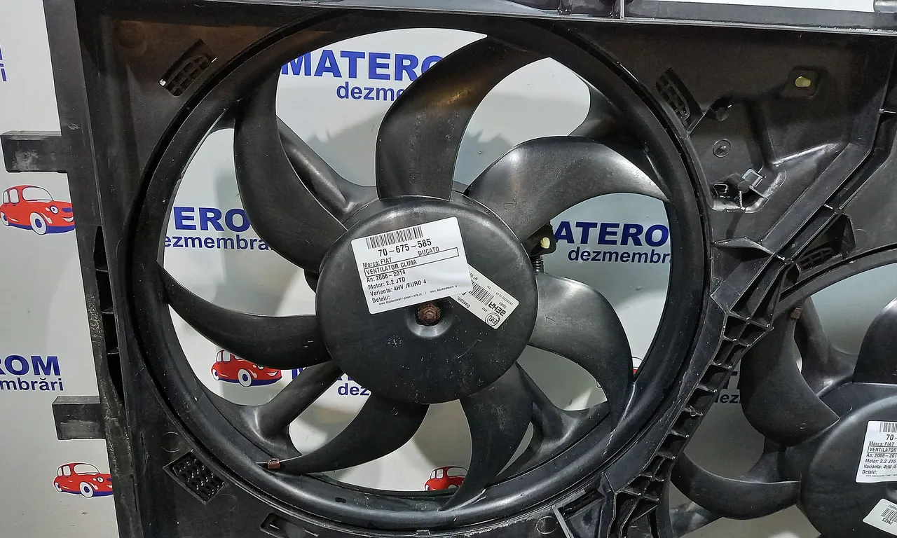 VENTILATOR CLIMA FIAT DUCATO bus 2006-2014