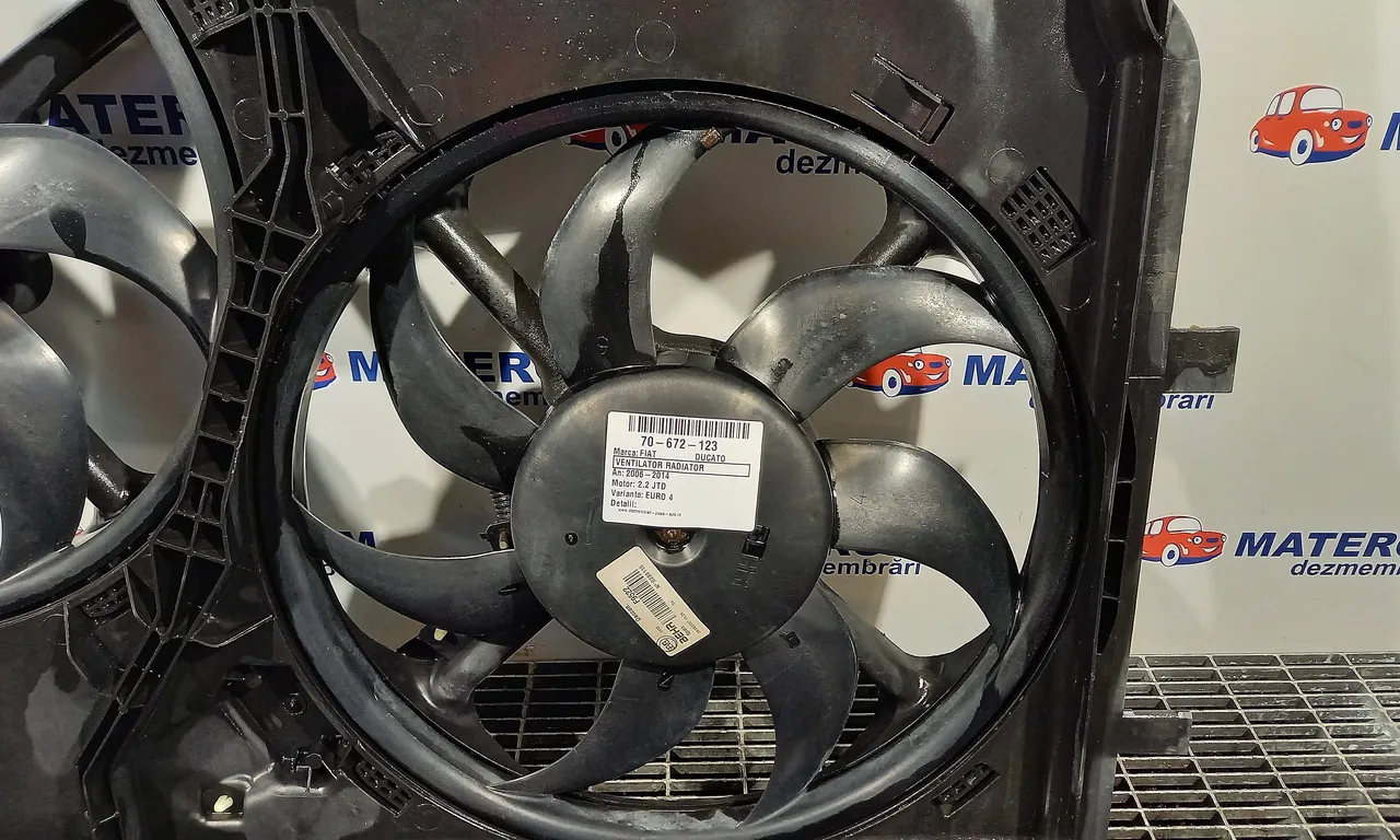 VENTILATOR RADIATOR FIAT DUCATO bus 2006-2014
