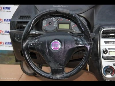 Volan din piele cu comenzi FIAT GRANDE PUNTO 2005-2026, vedere frontata
