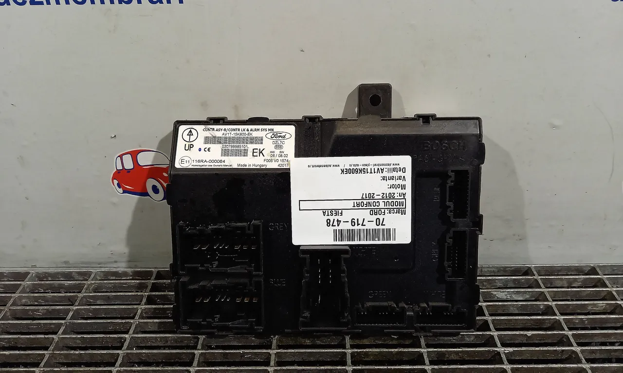 MODUL CONFORT FORD FIESTA VI 2008-2017