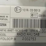 RADIO CD FORD FIESTA VI 1.4 2008-2017 oe-AA6T18C815HB, vedere laterala
