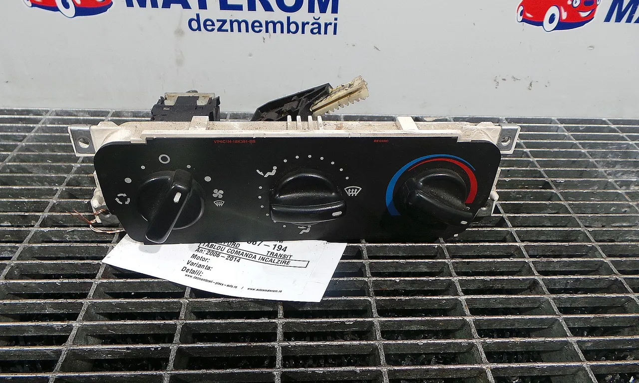 TABLOU COMANDA INCALZIRE FORD TRANSIT bus 2006-2014