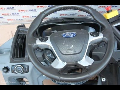 Volan din piele cu comenzi FORD TRANSIT CONNECT 2013-2026, vedere frontata