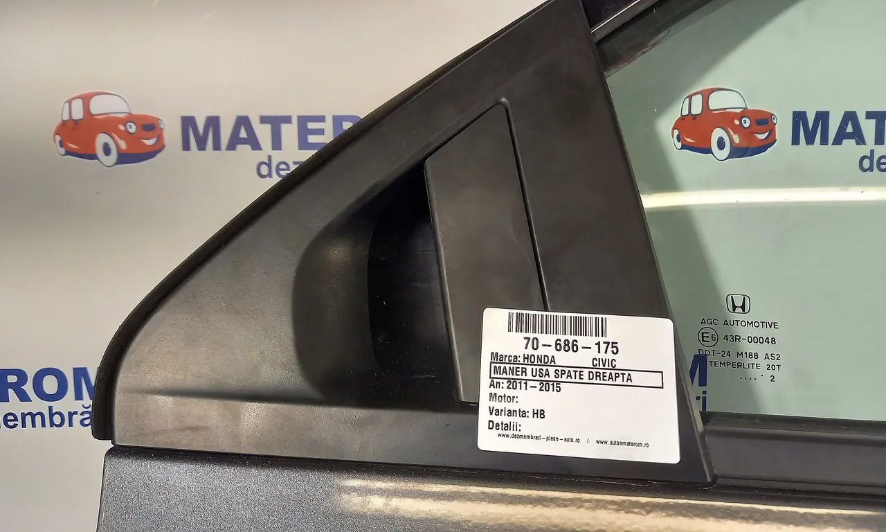 MANER USA SPATE DREAPTA HONDA CIVIC IX 2011-2016