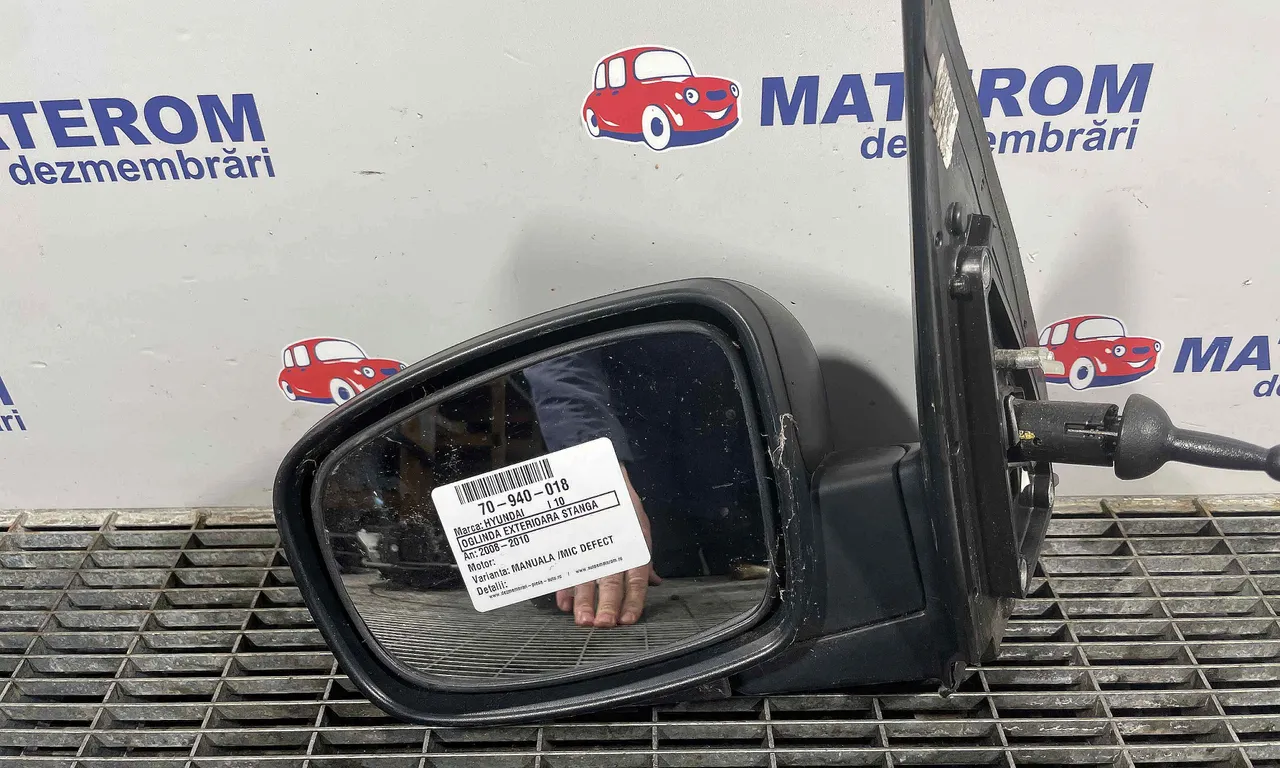 OGLINDA EXTERIOARA STANGA HYUNDAI i10 I 2007-2018