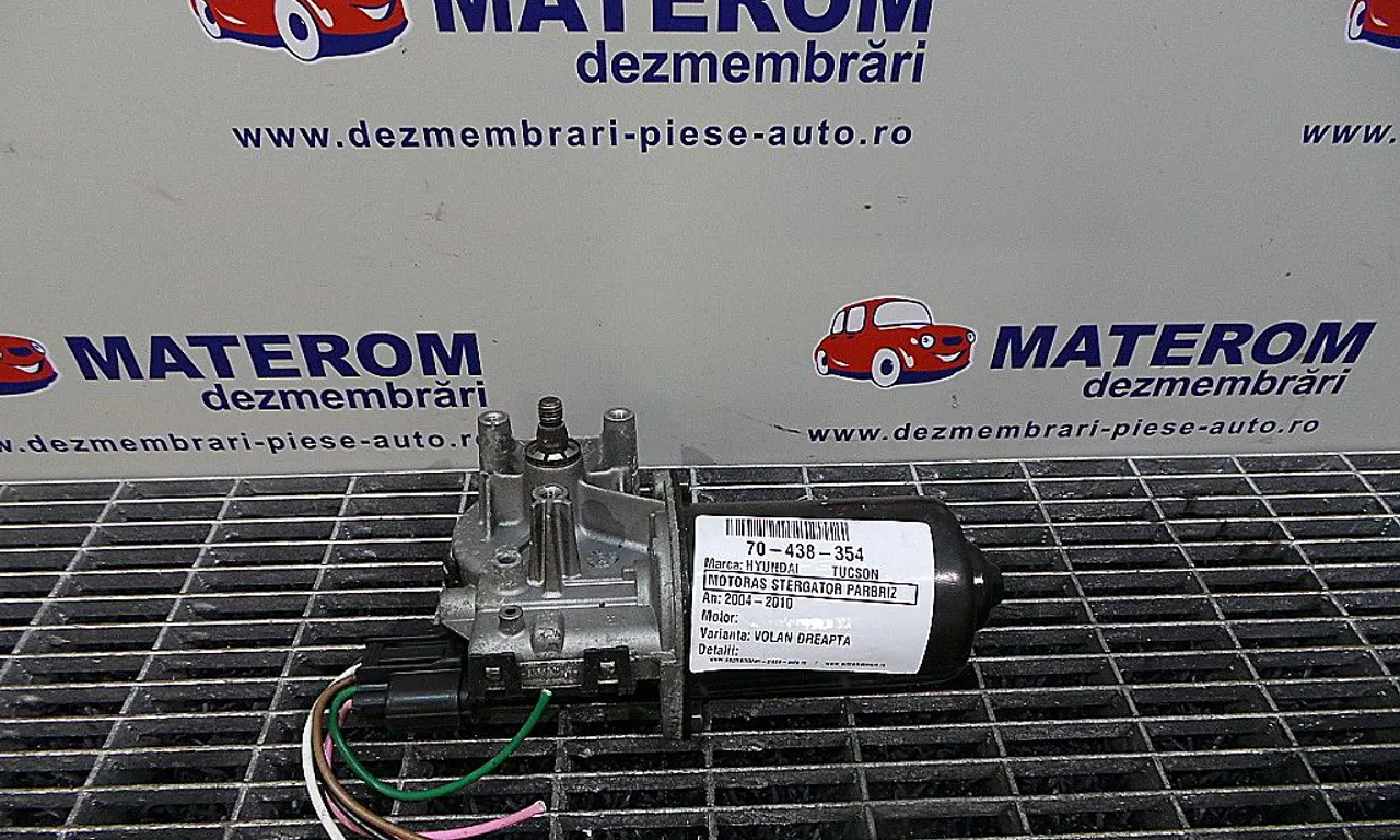 MOTORAS STERGATOR PARBRIZ HYUNDAI TUCSON 2004-2019
