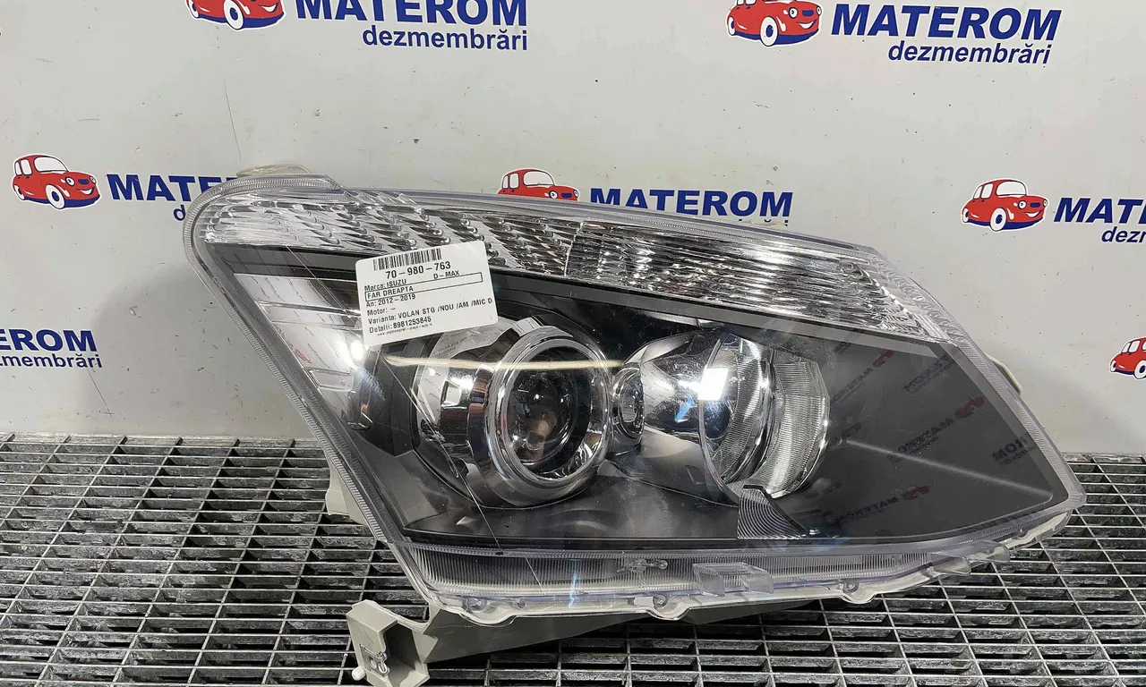 FAR DREAPTA ISUZU D-MAX II 2012-2019