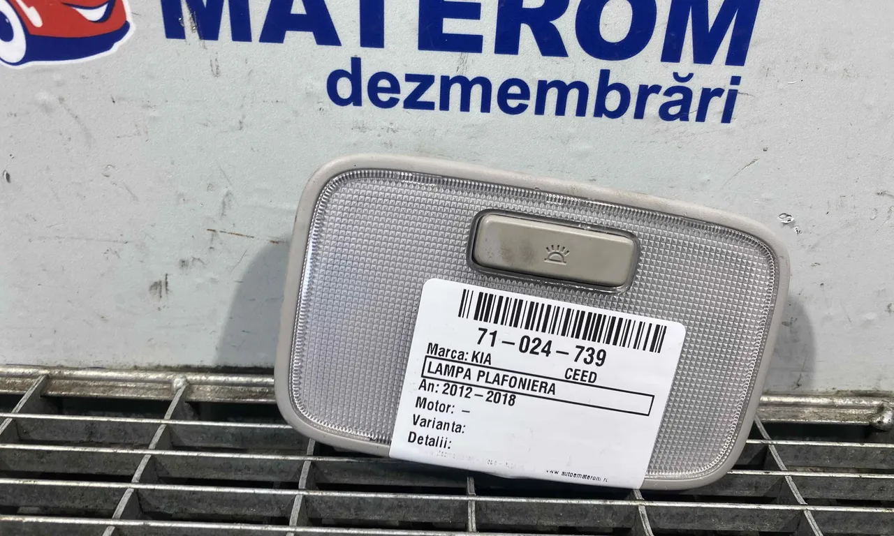 LAMPA PLAFONIERA KIA CEE'D 2012-2018