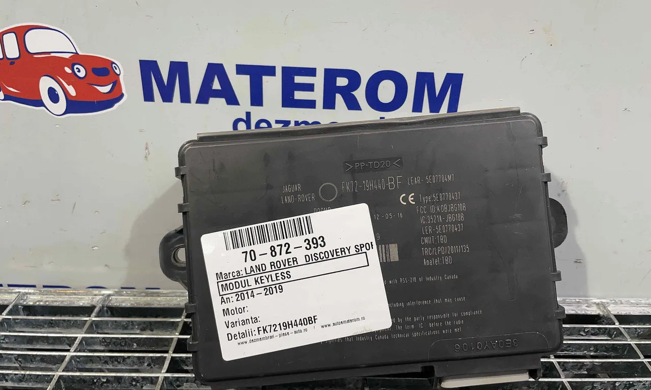 MODUL KEYLESS LAND ROVER DISCOVERY SPORT 2014-2019