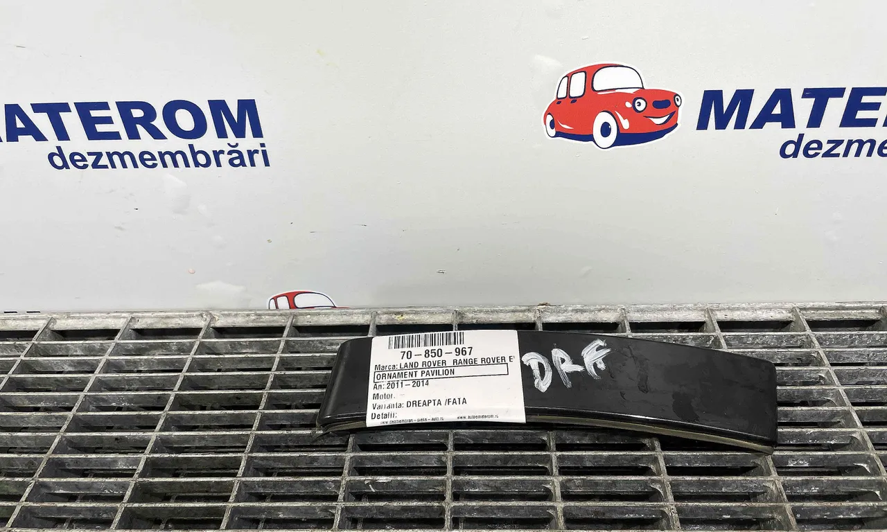 ORNAMENT PAVILION LAND ROVER RANGE ROVER EVOQUE 2011-2019