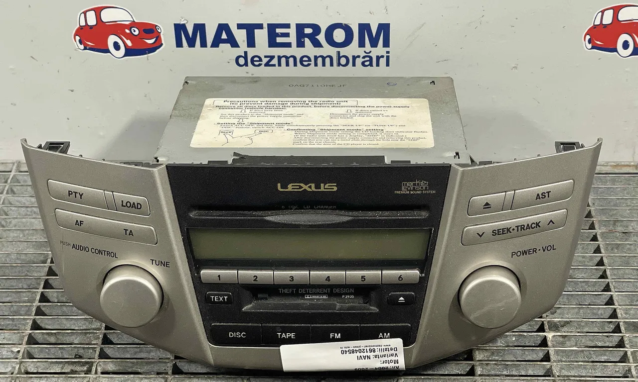 RADIO CD LEXUS RX 2003-2008