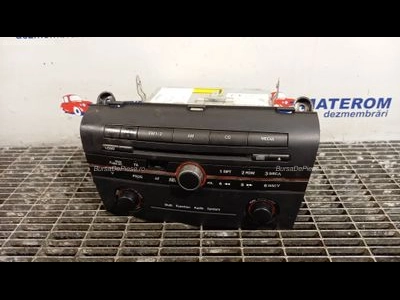 RADIO CD MAZDA 3 1.6 DI 2003-2009 oe BR2B66AH0, vedere frontata