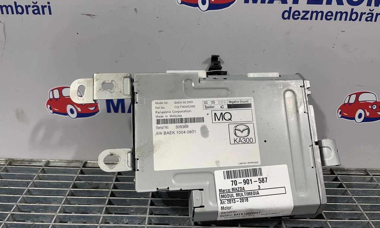 MODUL MULTIMEDIA MAZDA 3 2013-2019