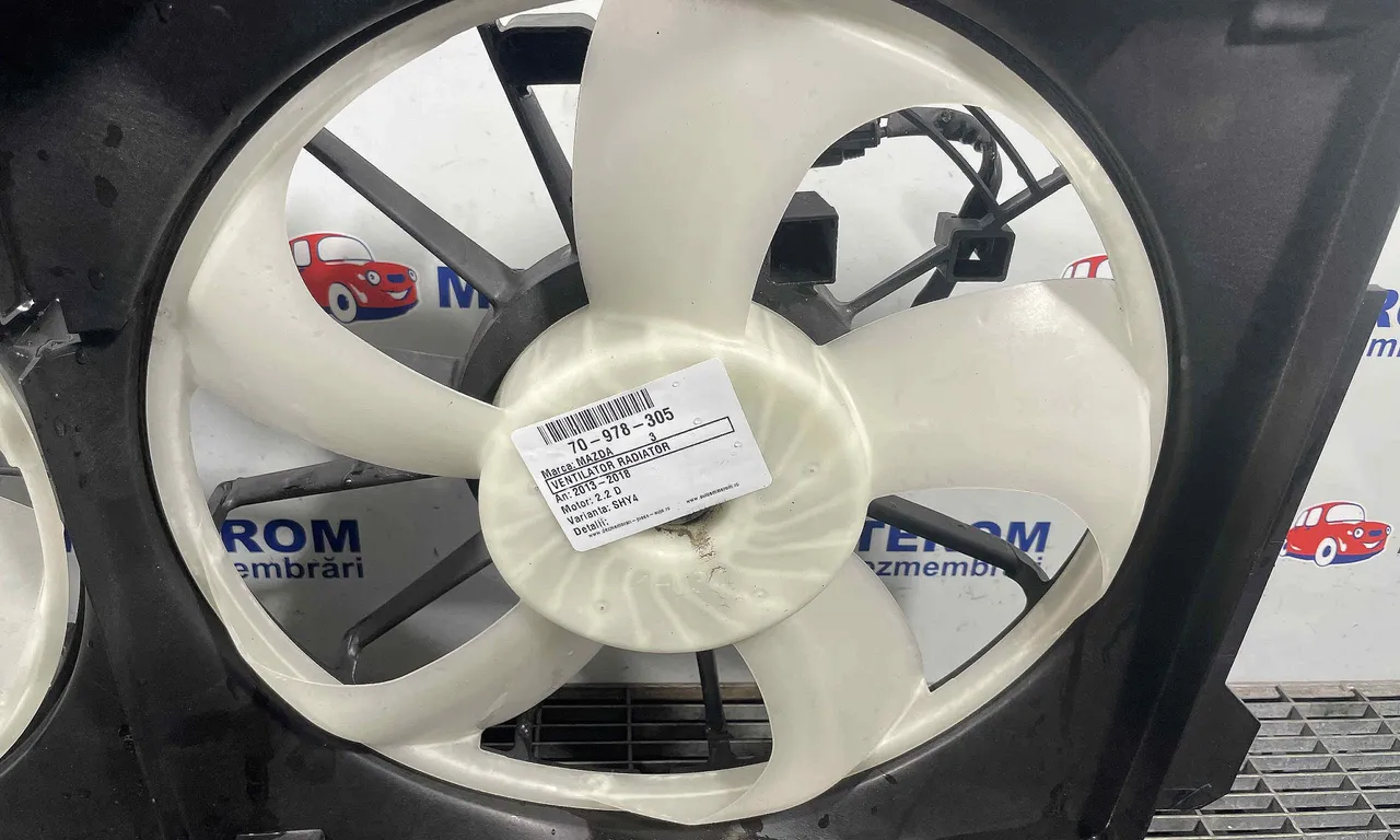 VENTILATOR RADIATOR MAZDA 3 2013-2019