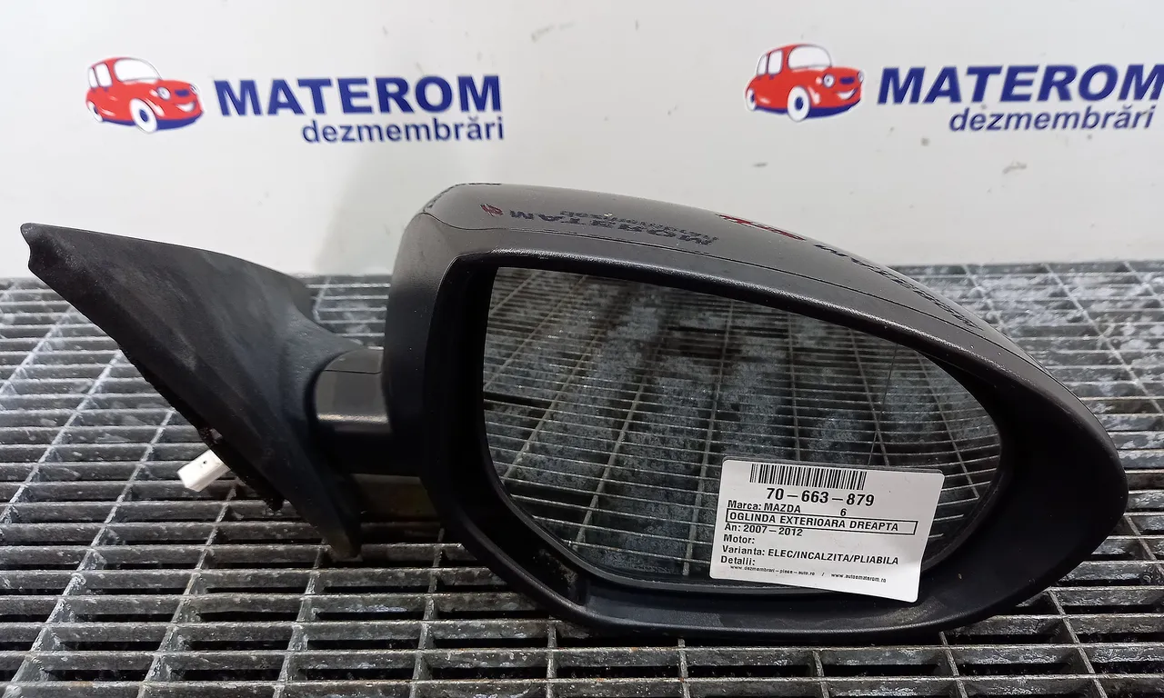 OGLINDA EXTERIOARA DREAPTA MAZDA 6 2007-2013