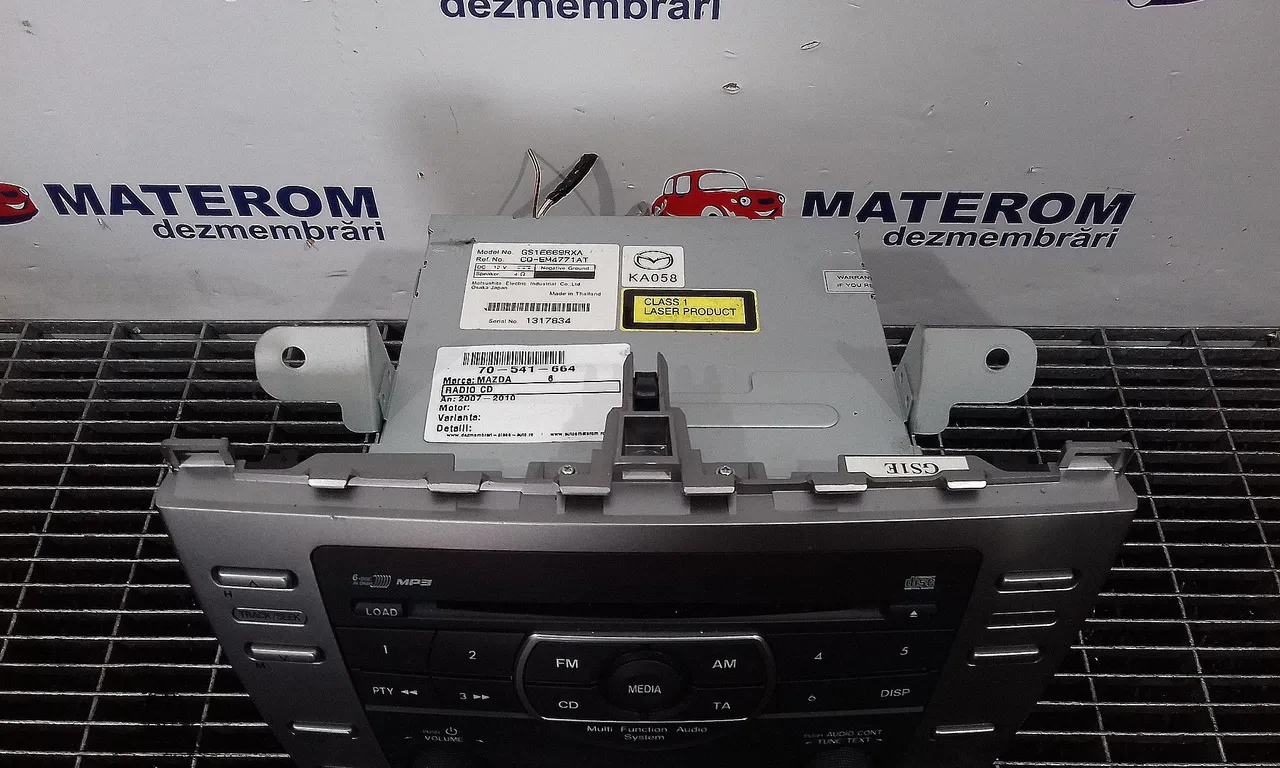 RADIO CD MAZDA 6 2007-2013