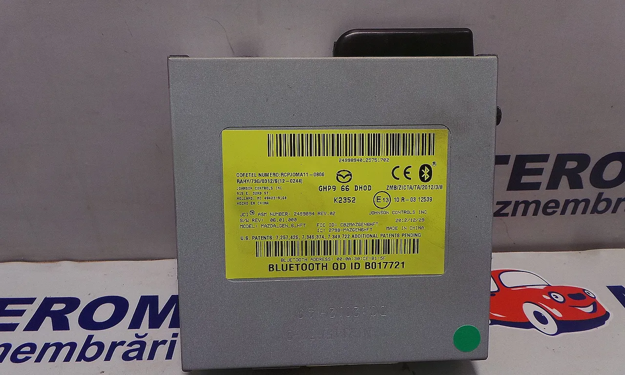MODUL BLUETOOTH MAZDA 6 2012-2016