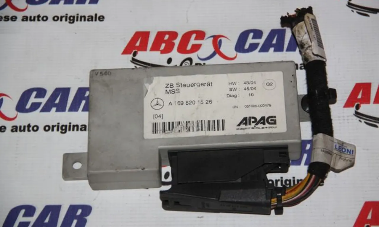Calculator airbag MERCEDES A-CLASS 2004-2012