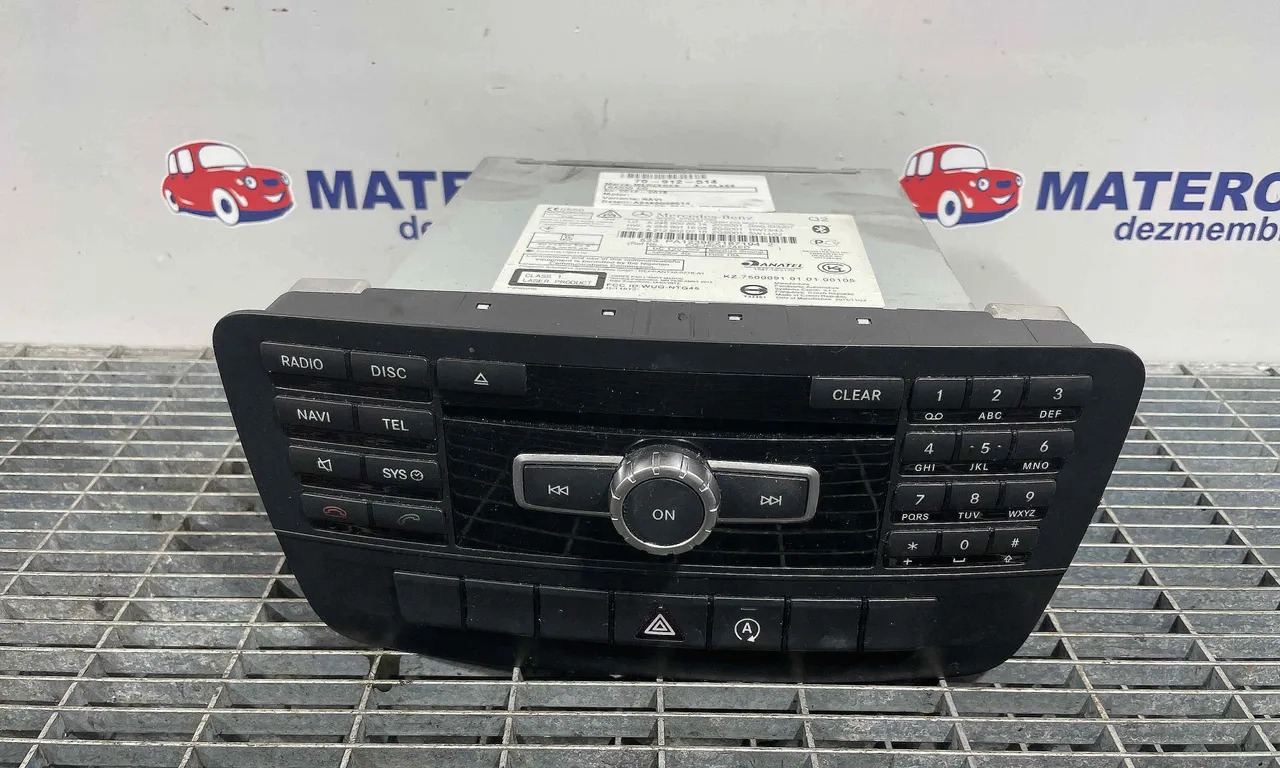 RADIO CD MERCEDES A-CLASS 2012-2018