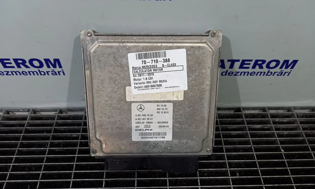 CALCULATOR MOTOR MERCEDES B-CLASS 2011-2018
