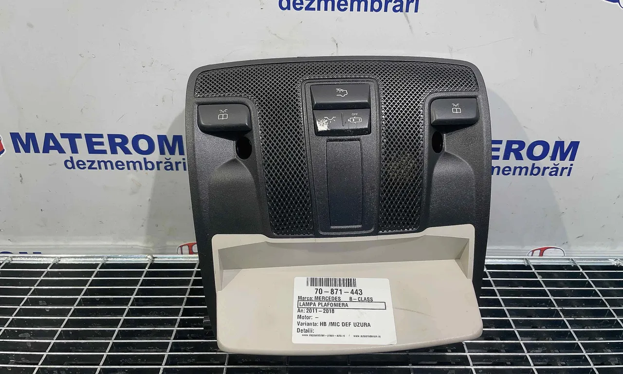 LAMPA PLAFONIERA MERCEDES B-CLASS 2011-2018
