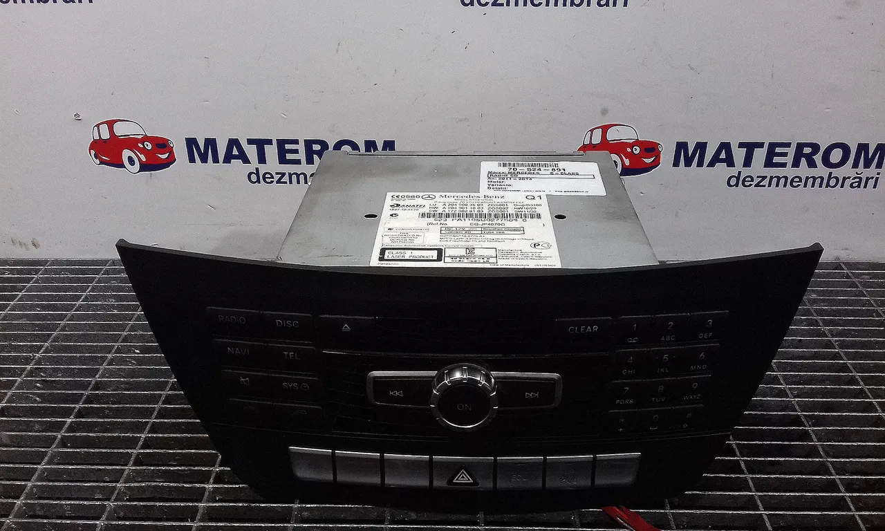 RADIO CD MERCEDES C-CLASS 2011-2014