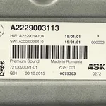 AMPLIFICATOR AUDIO MERCEDES C-CLASS C 250 BlueTEC /D (205.208) 2014-2023 oe-A2229003113, vedere laterala