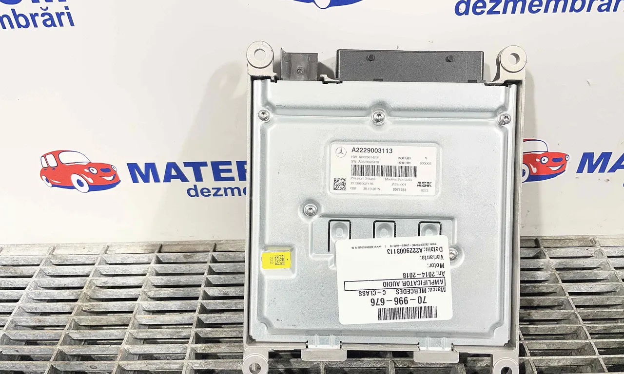 AMPLIFICATOR AUDIO MERCEDES C-CLASS 2014-2023