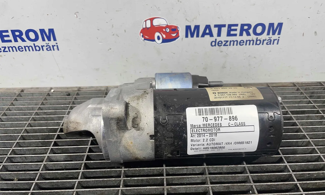 ELECTROMOTOR MERCEDES C-CLASS 2014-2023