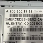 RADIO CD MERCEDES C-CLASS C 220D 4-matic (205.205) 2014-2023 oe-A2059001722, vedere laterala