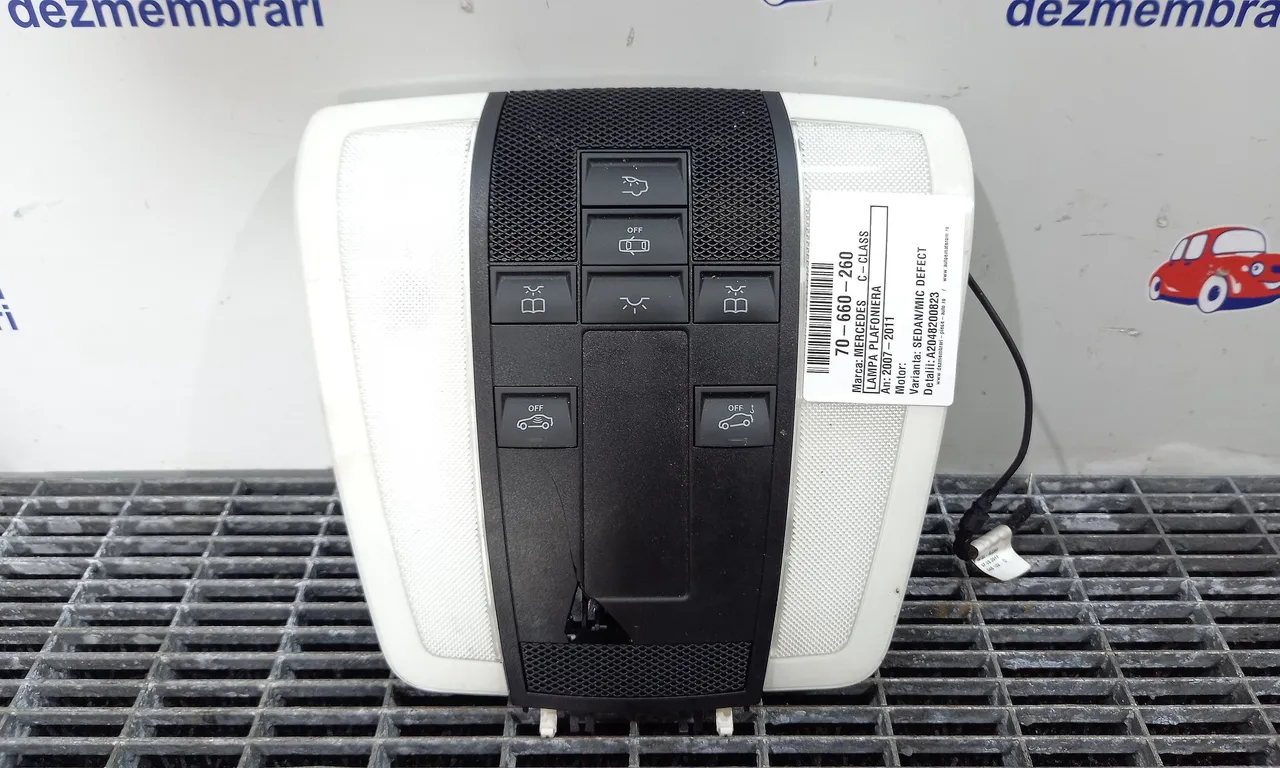 LAMPA PLAFONIERA MERCEDES C-CLASS 2007-2015