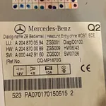RADIO CD MERCEDES C-CLASS 2007-2015 oe-A2048700594, vedere laterala