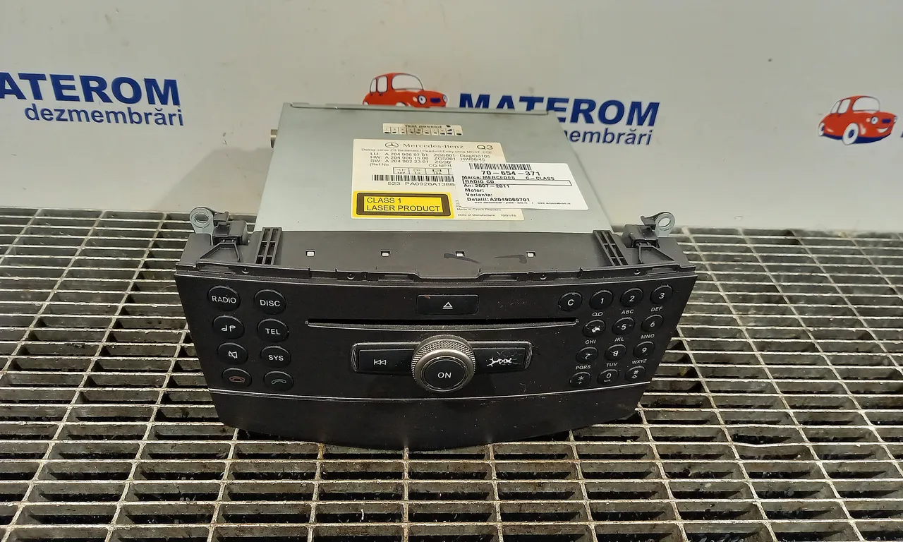 RADIO CD MERCEDES C-CLASS 2007-2015