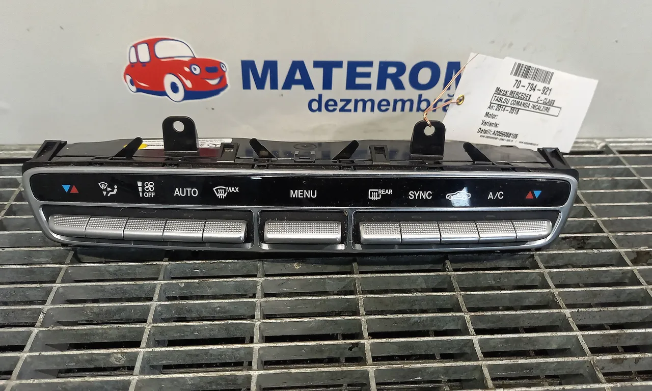 TABLOU COMANDA INCALZIRE MERCEDES C-CLASS 2013-2023