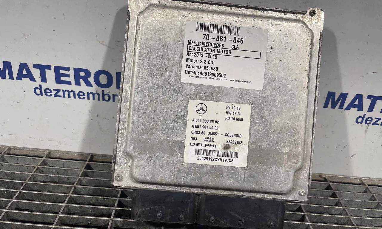 CALCULATOR MOTOR MERCEDES CLA 2013-2019