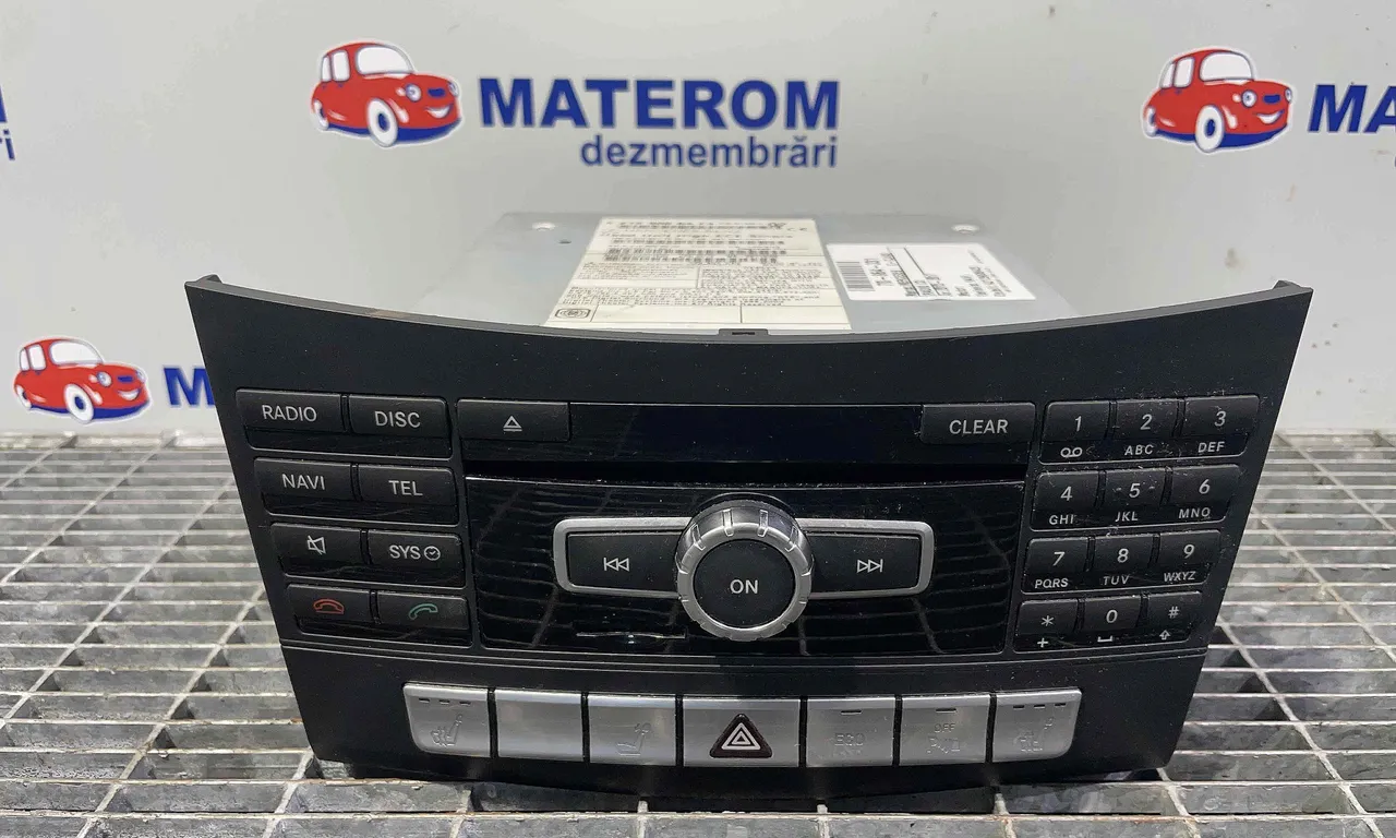 RADIO CD MERCEDES E-CLASS 2009-2016