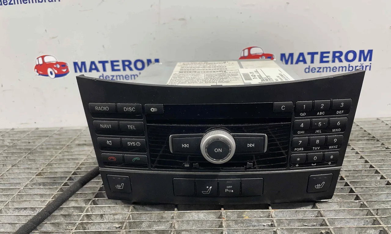 RADIO CD MERCEDES E-CLASS 2009-2016