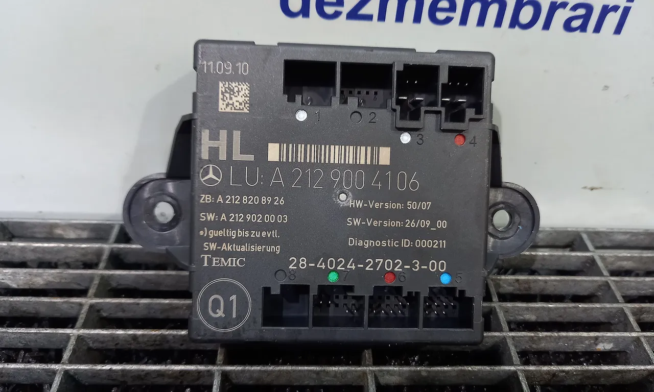 MODUL USA/STANGA SPATE MERCEDES E-CLASS 2009-2016