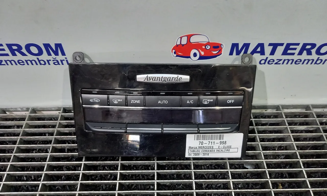TABLOU COMANDA INCALZIRE MERCEDES E-CLASS 2009-2016